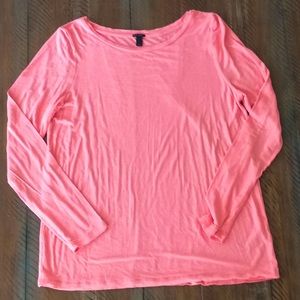 J.Crew Long Sleeve Drapey Blouse Top EUC